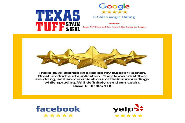 Texas Tuff Stain & Seal Testimonials